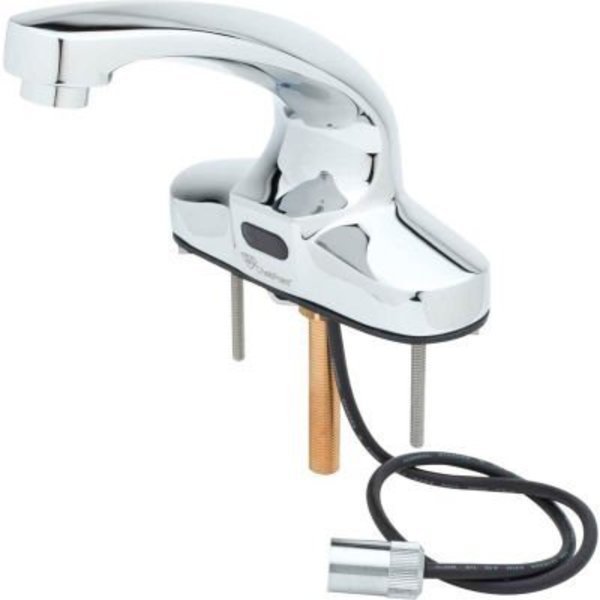 T&S Brass T&S® EC-3103-HG Electronic 4" Deck Mount Faucet With Hydrogenerator, 2.2 GPM, Chrome EC-3103-HG